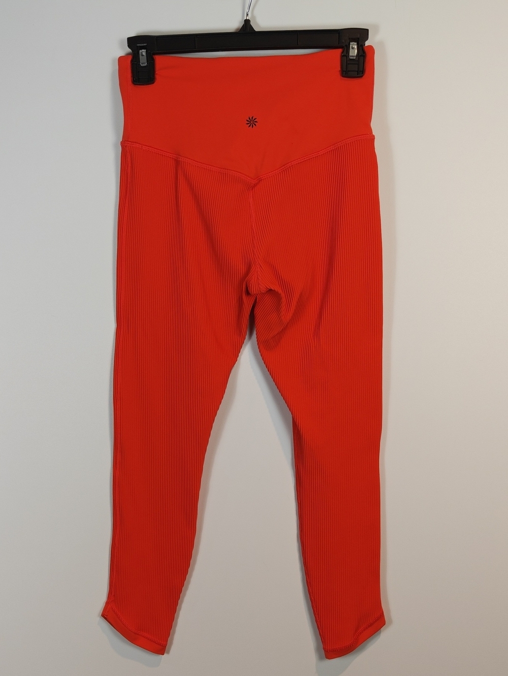 ATHLETA Elation Crossover Rib 7/8 Tight Flame Orange Plum Purple Size S Lot of 2 - Picture 13 of 16